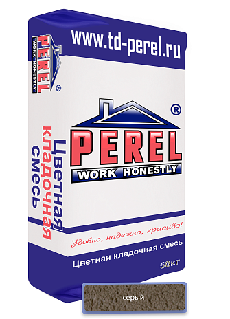 Серая кладочная смесь Perel SL 0010 50 кг